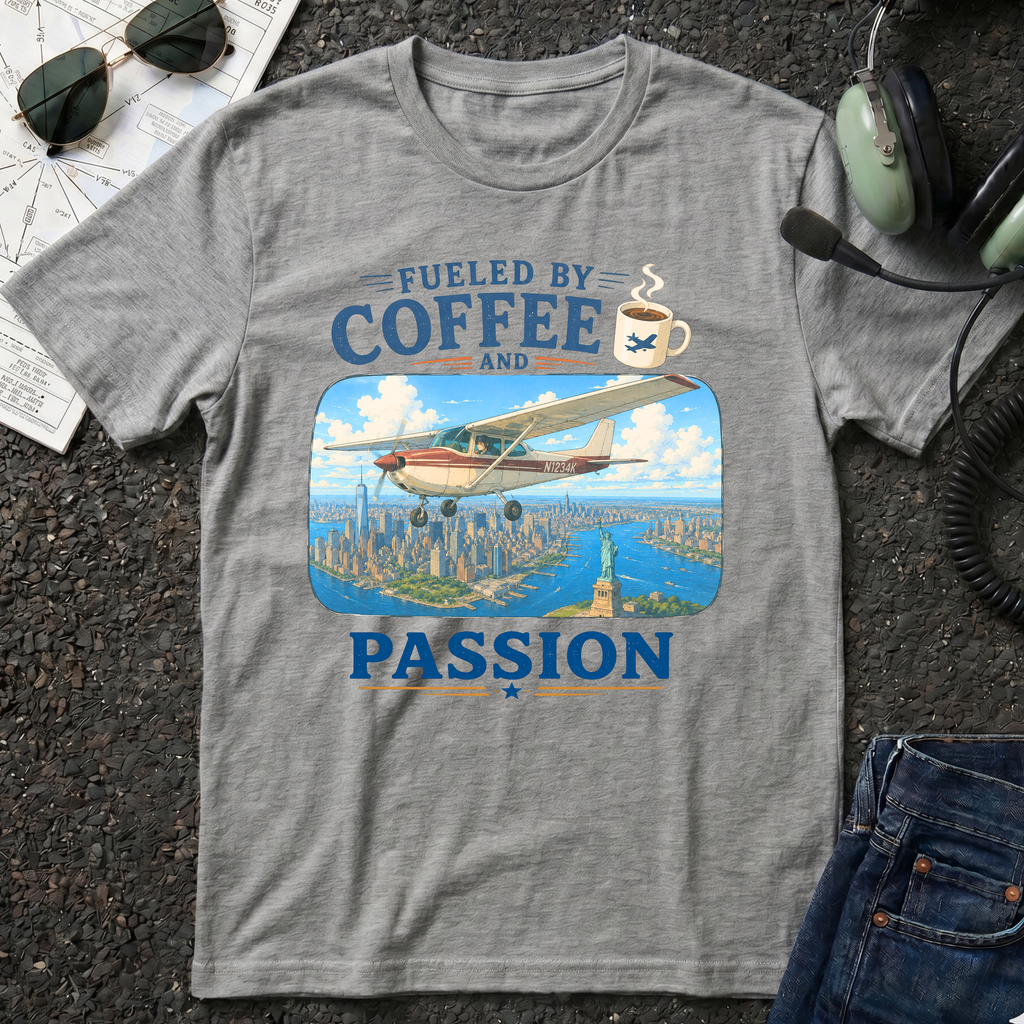 Fueled By Coffee and Passion C-152 T-Shirt