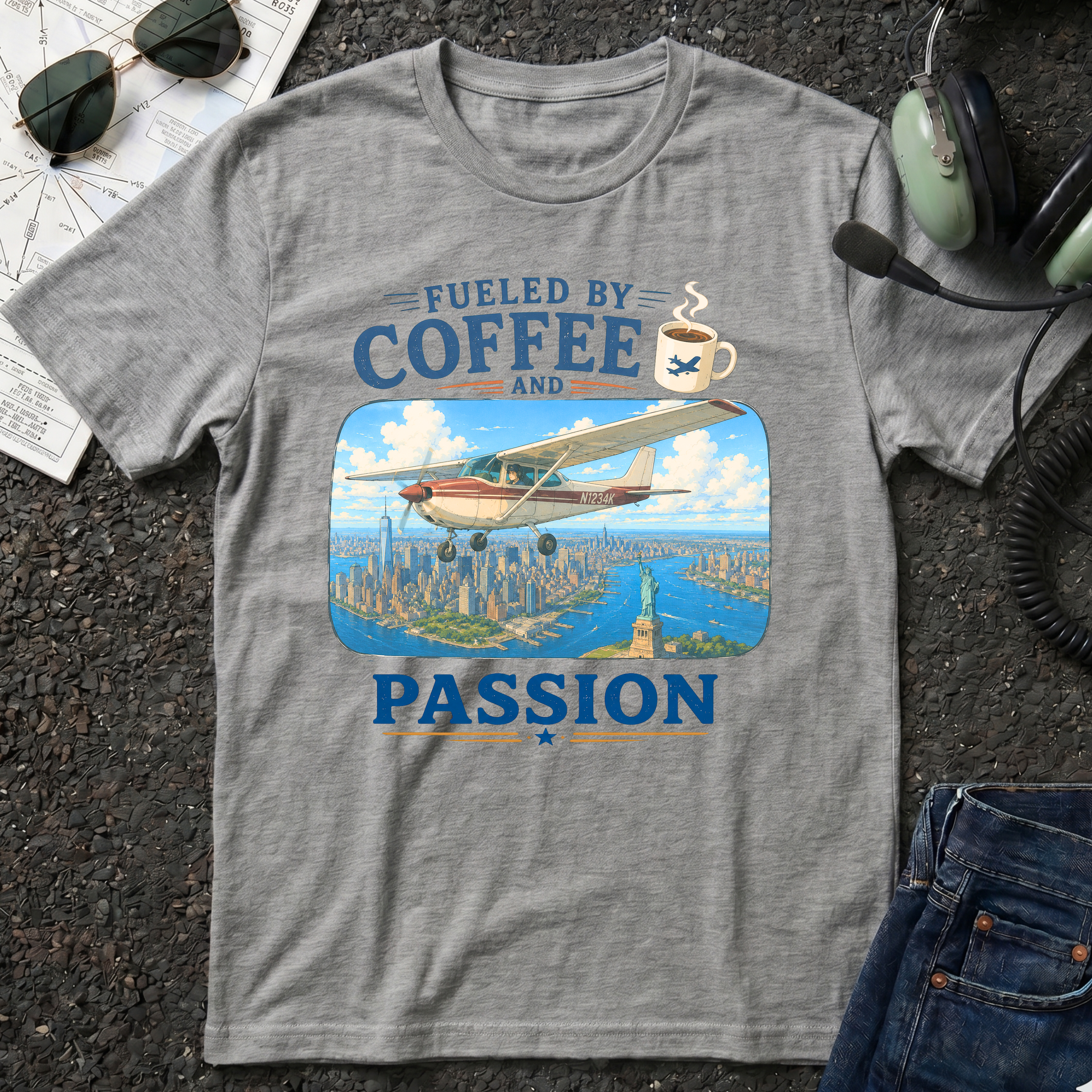 Fueled By Coffee and Passion C-152 T-Shirt