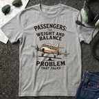 The Weight and Balance Problem T-shirt
