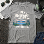 White Airplane Picnic T-Shirt