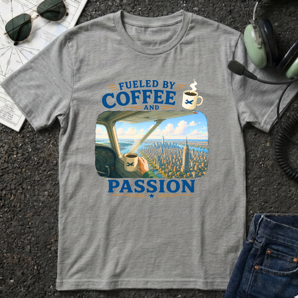 Fueled By Coffee and Passion II T-Shirt
