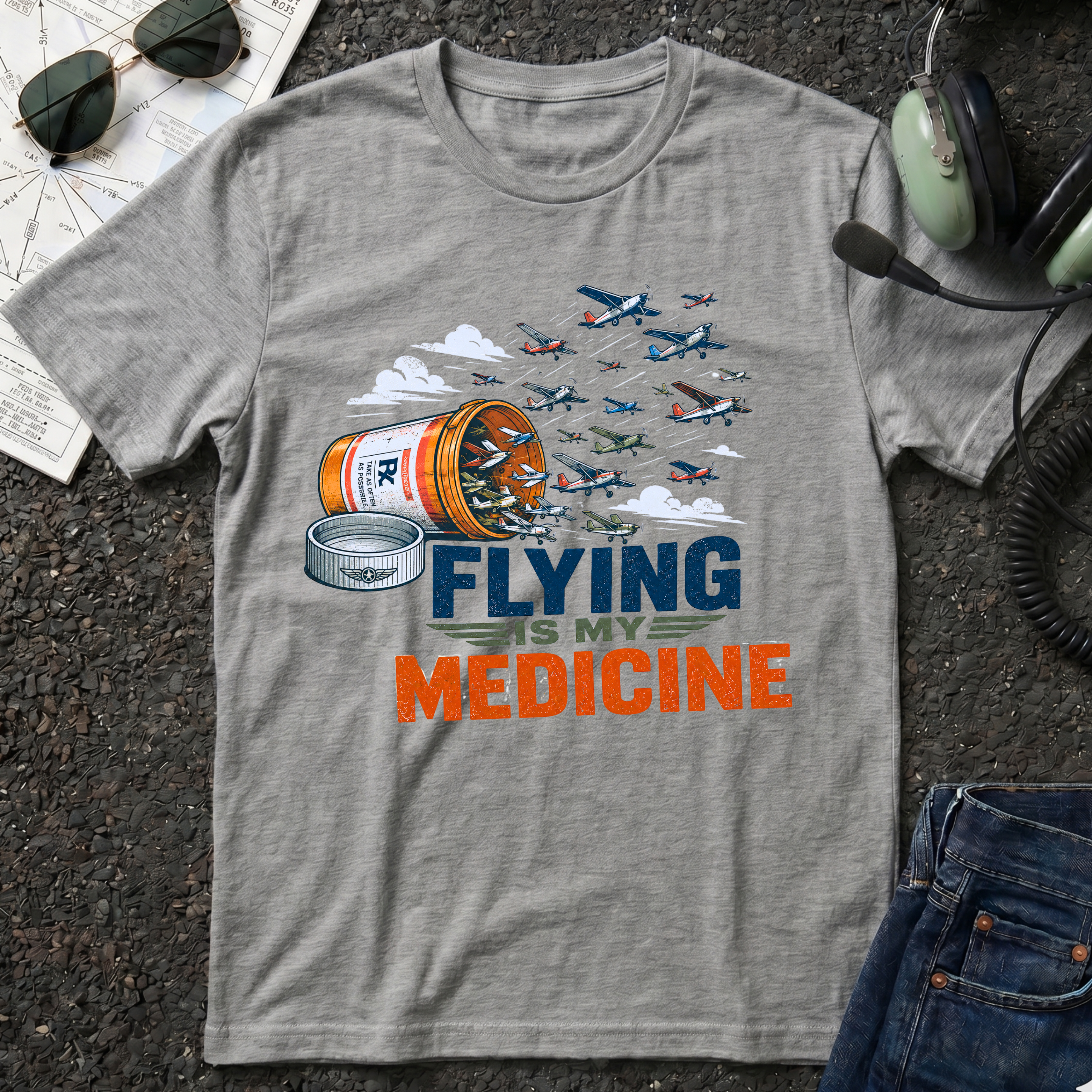 Flying is My Medicine T-Shirt