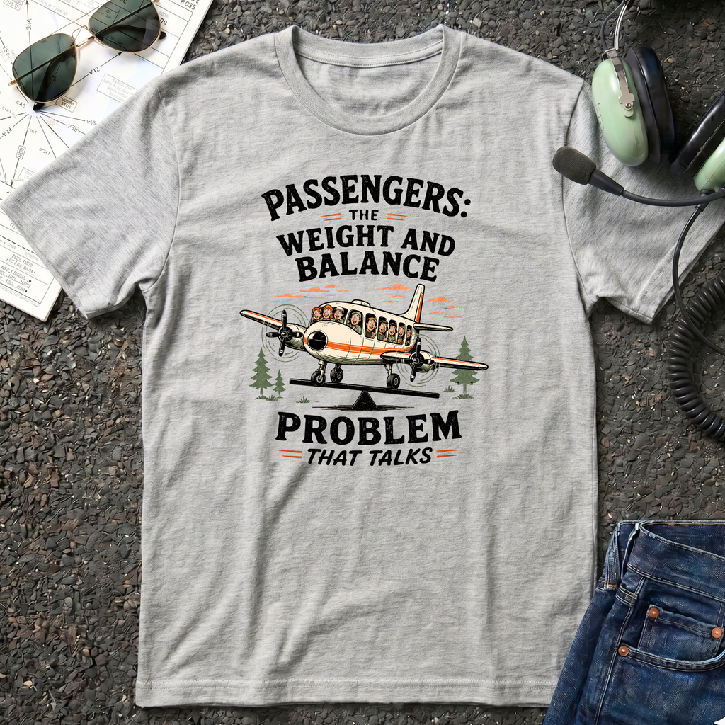 The Weight and Balance Problem T-shirt
