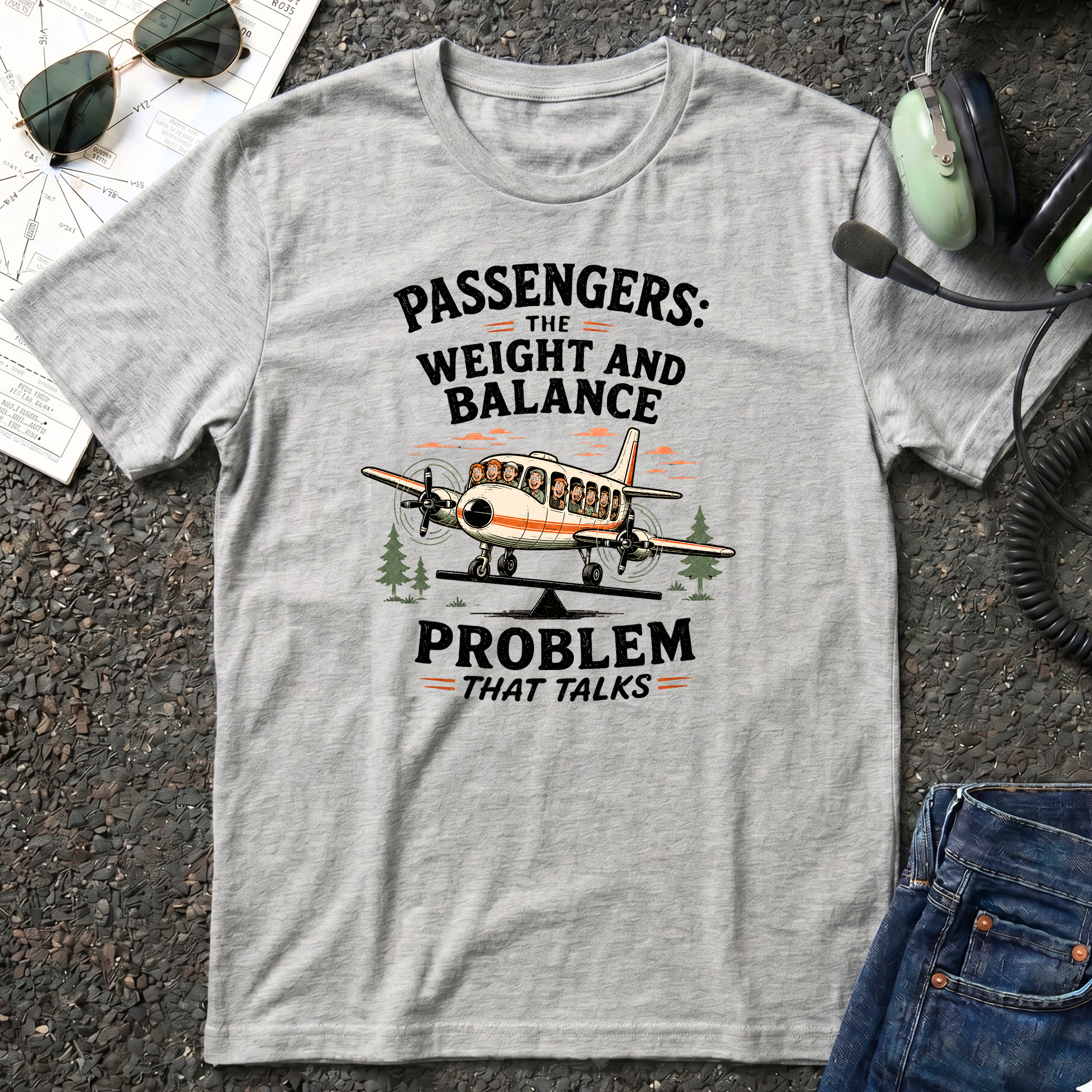 The Weight and Balance Problem T-shirt