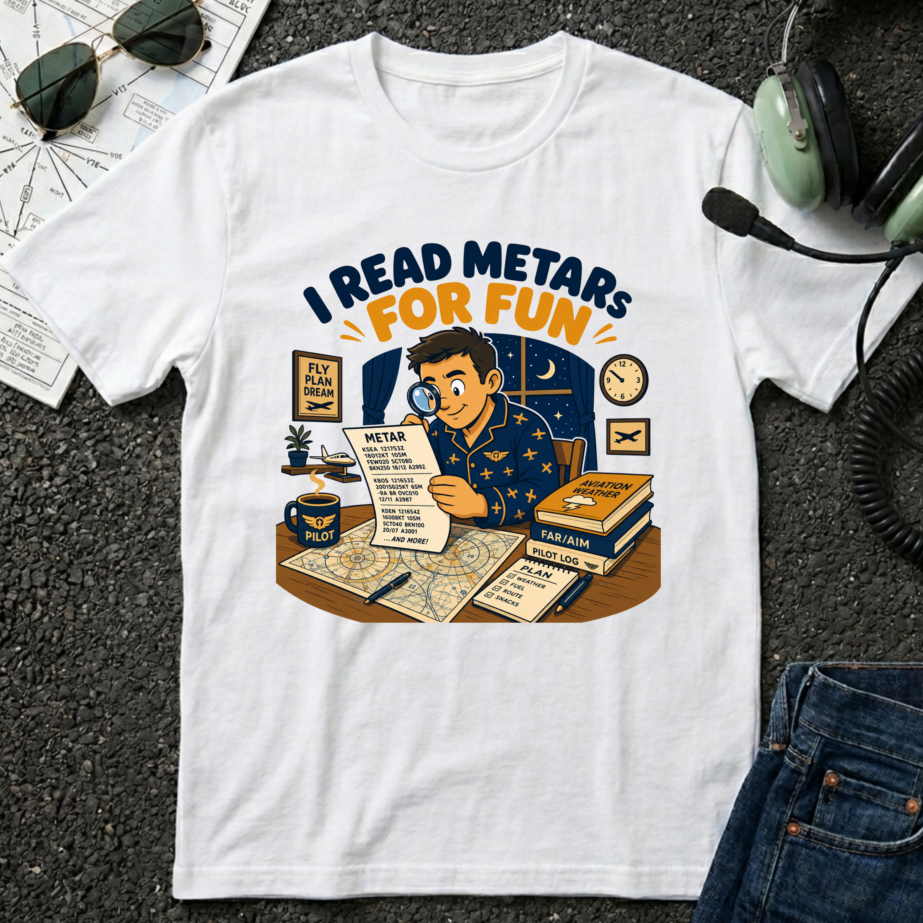 I read METARS for Fun T-Shirt