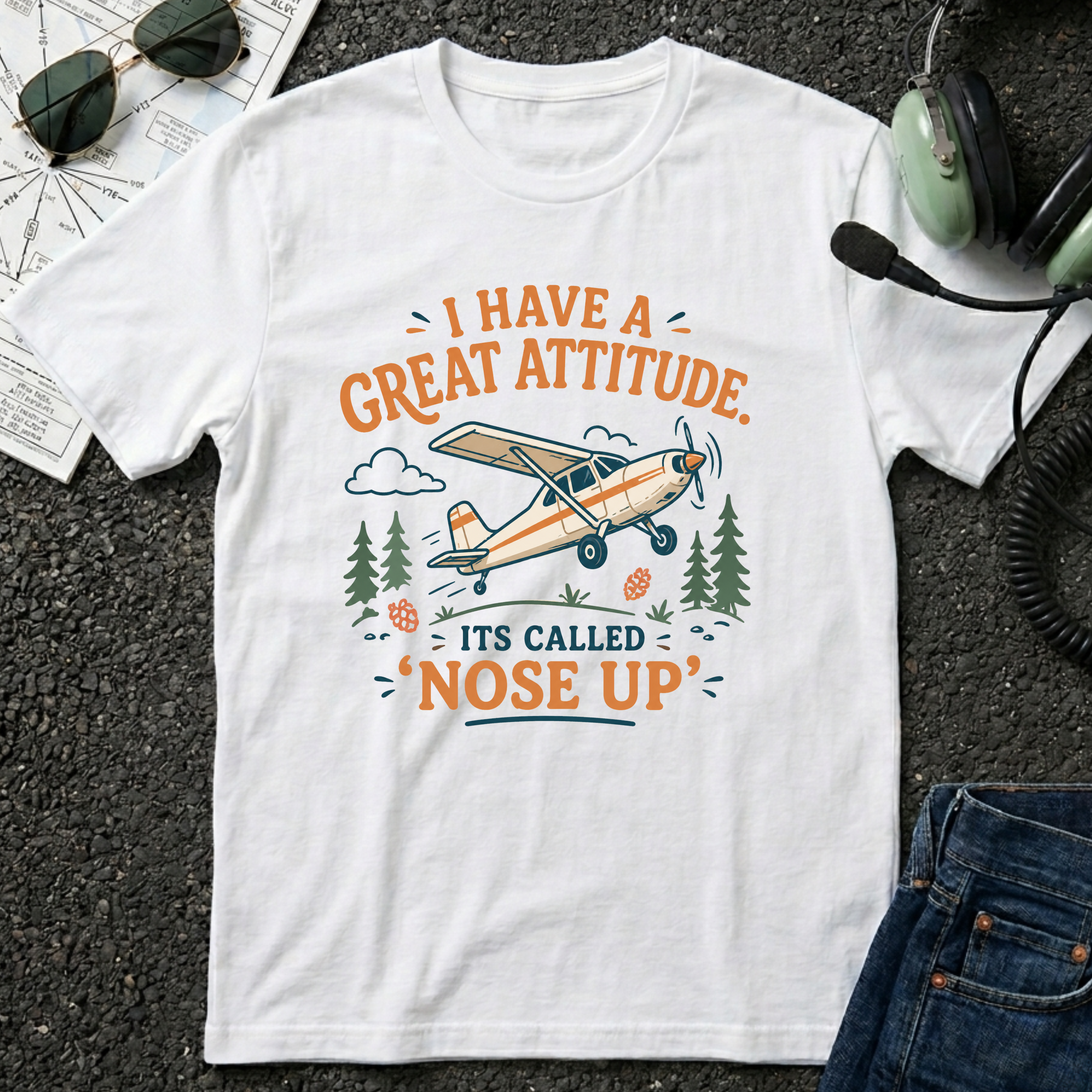Great Attitude Taildragger T-Shirt