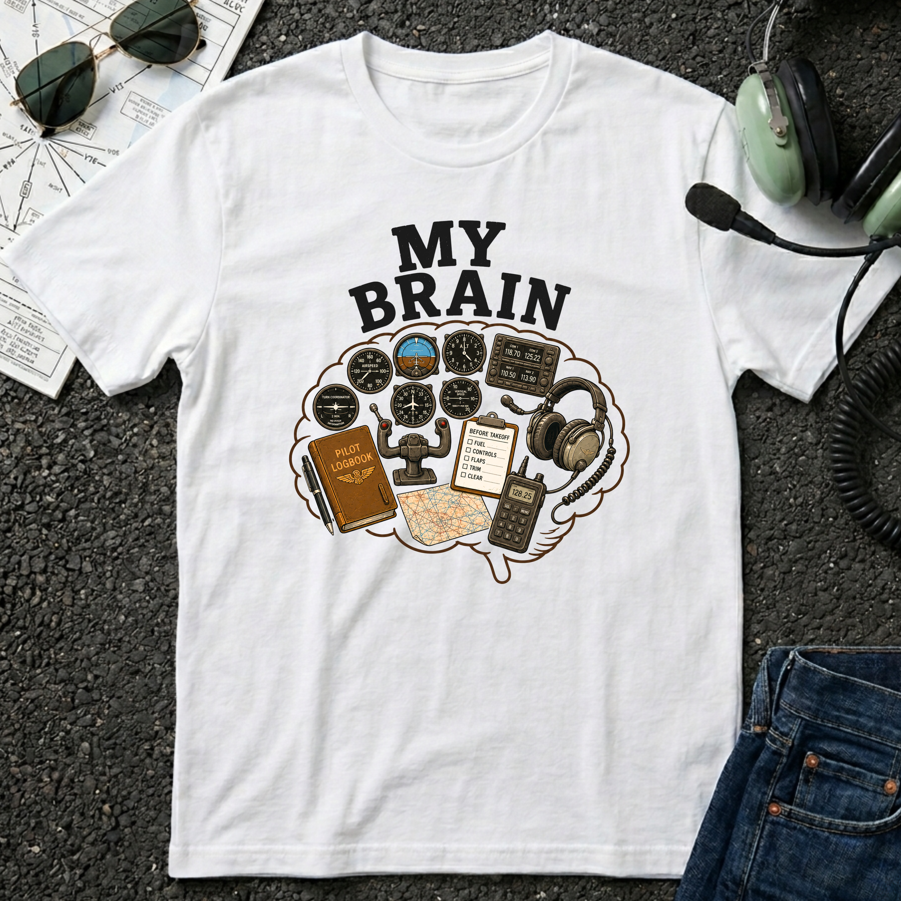My Brain (Pilot) T-Shirt