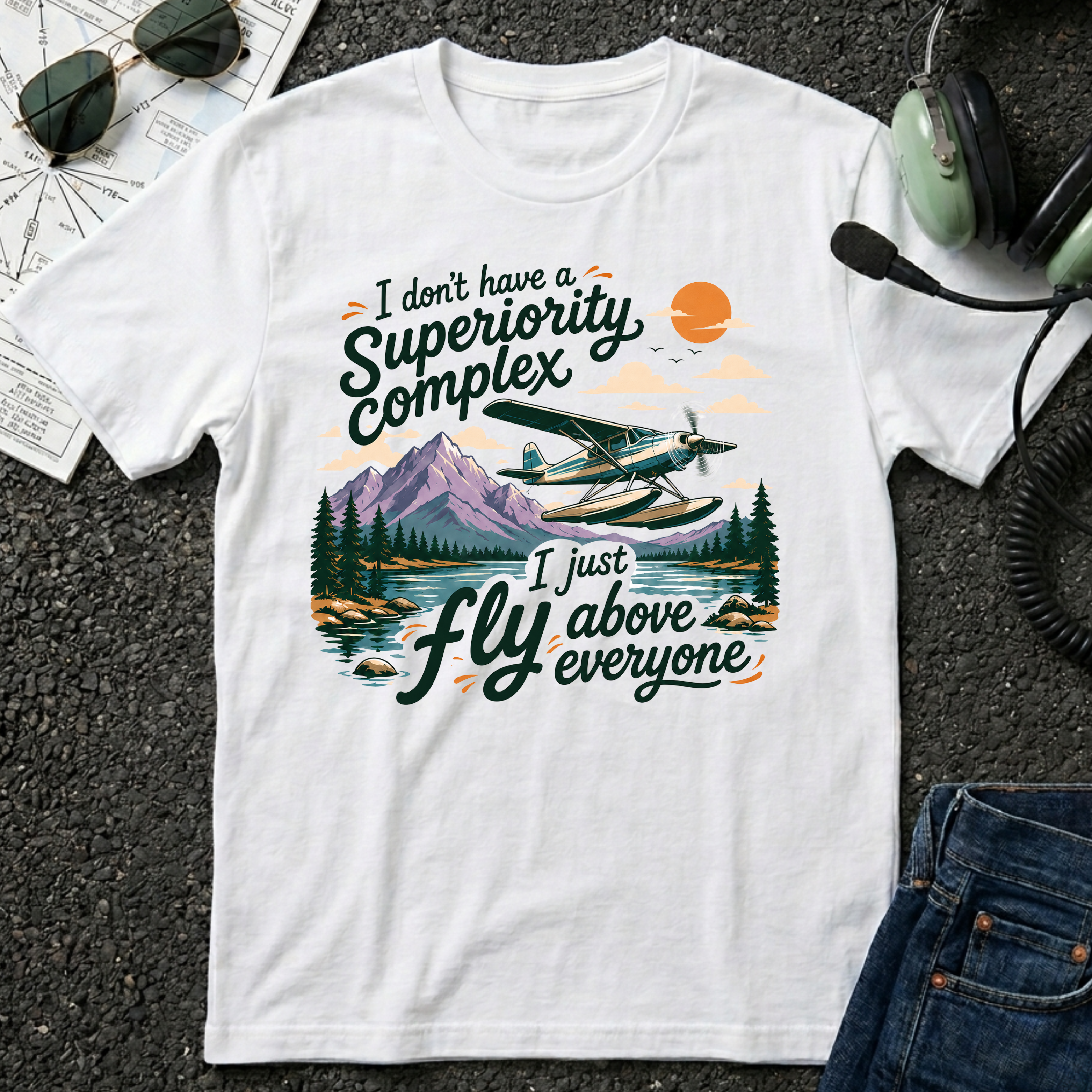 Fly Above Seaplane T-Shirt