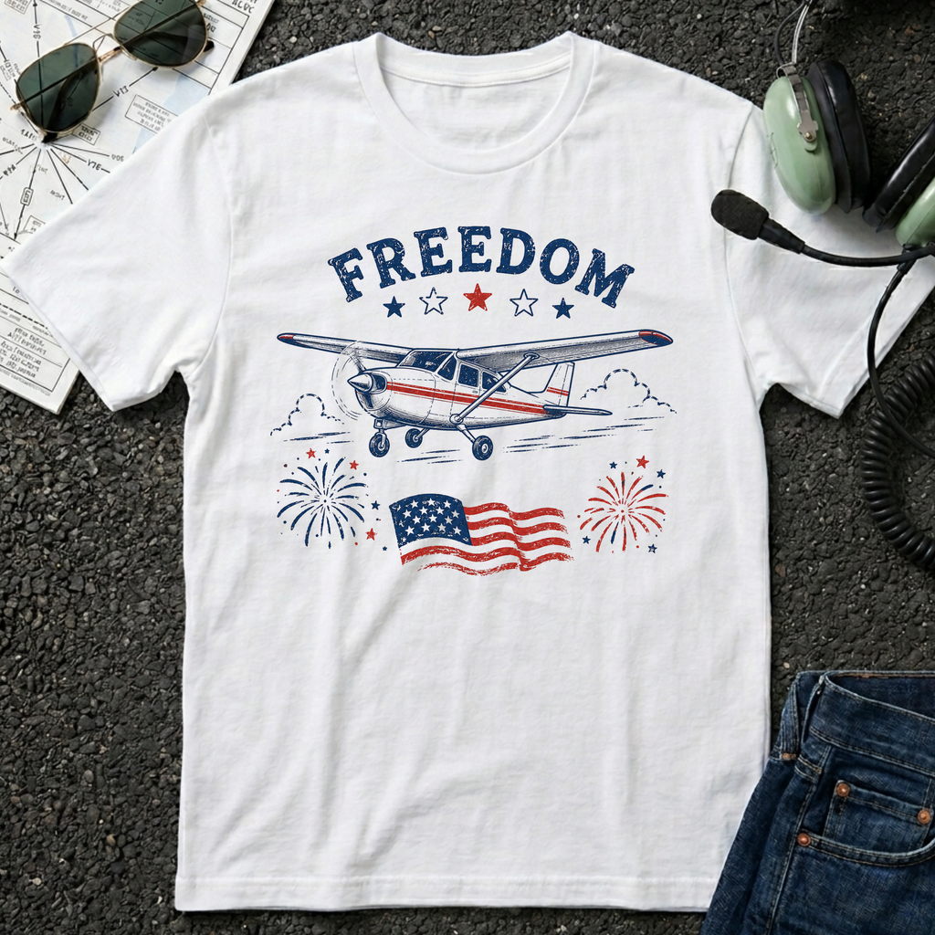 Freedom Airplane T-Shirt