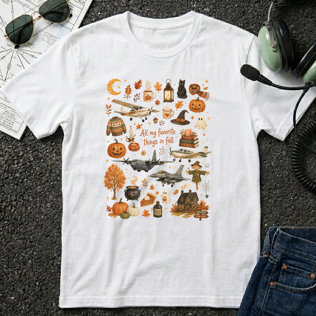 All My Favorite Things in Fall T-shirt
