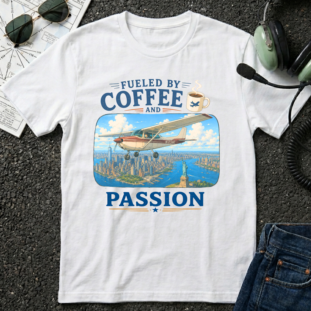 Fueled By Coffee and Passion C-152 T-Shirt
