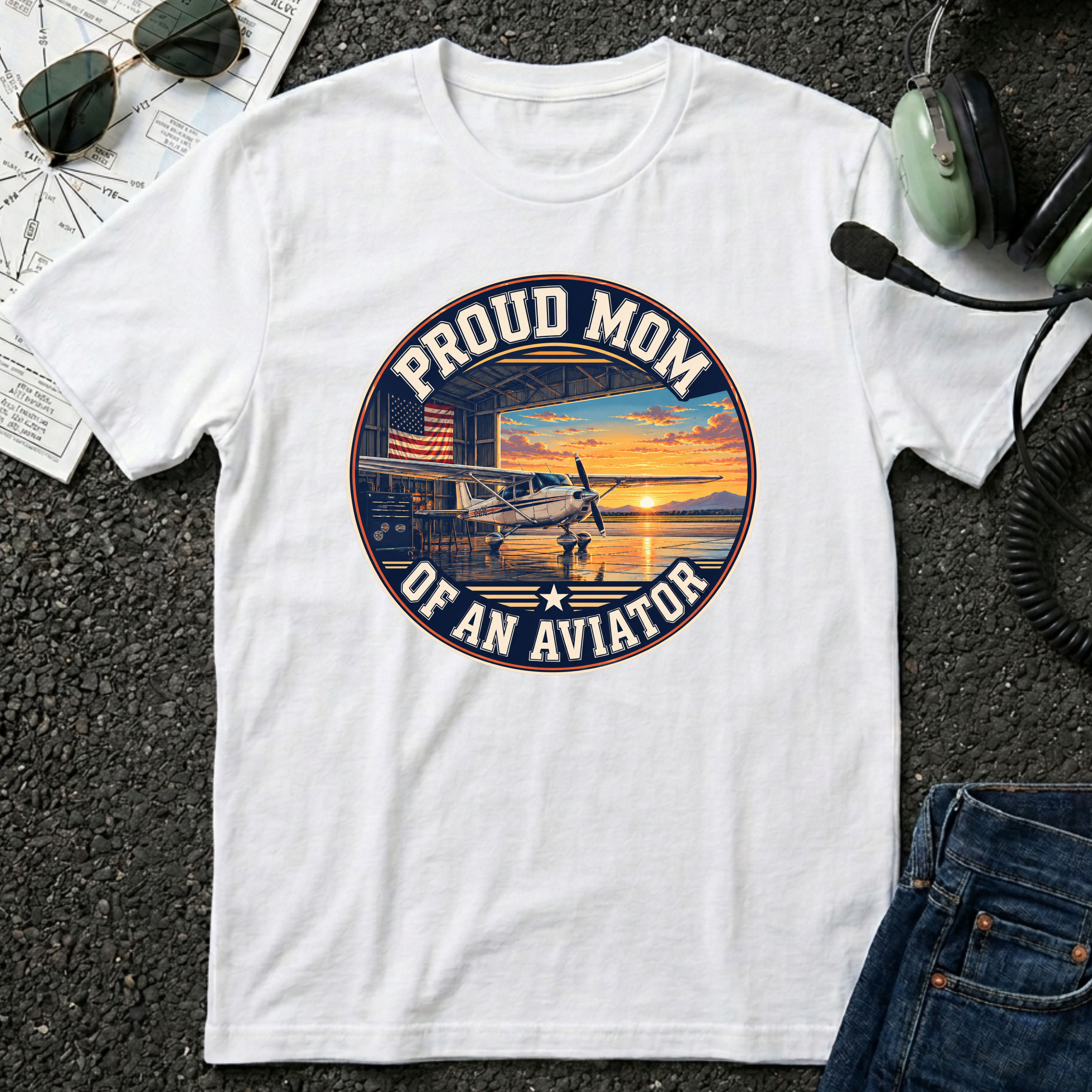 Proud Mom of an Aviator T-Shirt