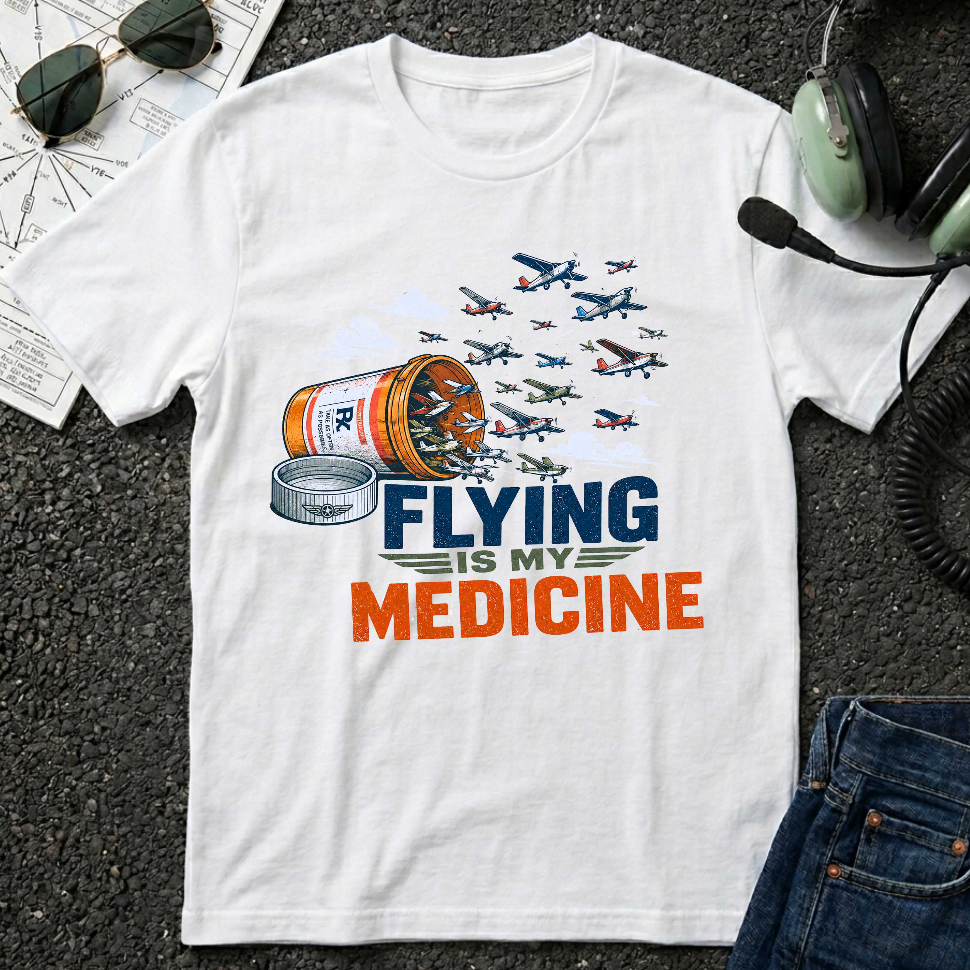 Flying is My Medicine T-Shirt