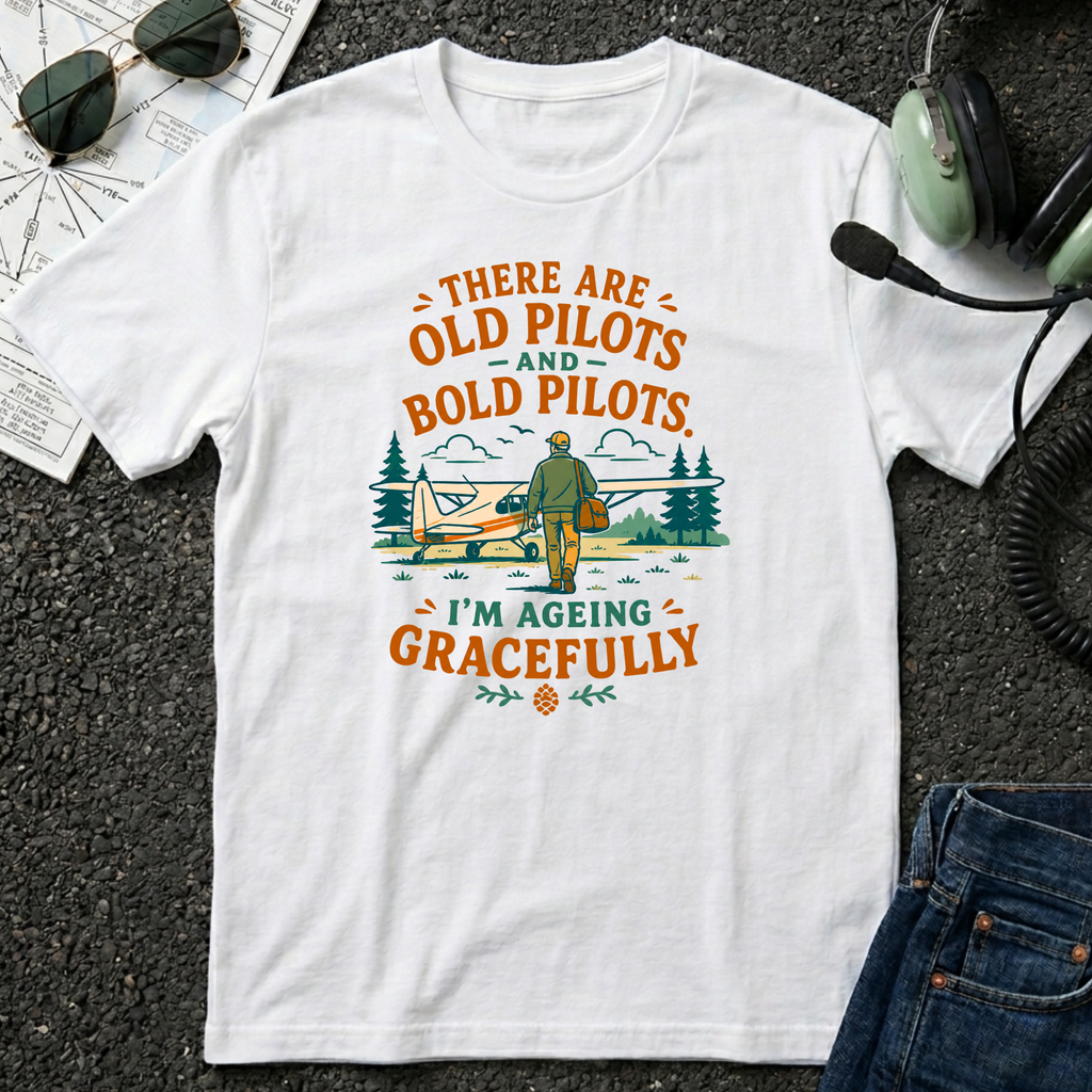 Old Pilots and Bold Pilots T-shirt
