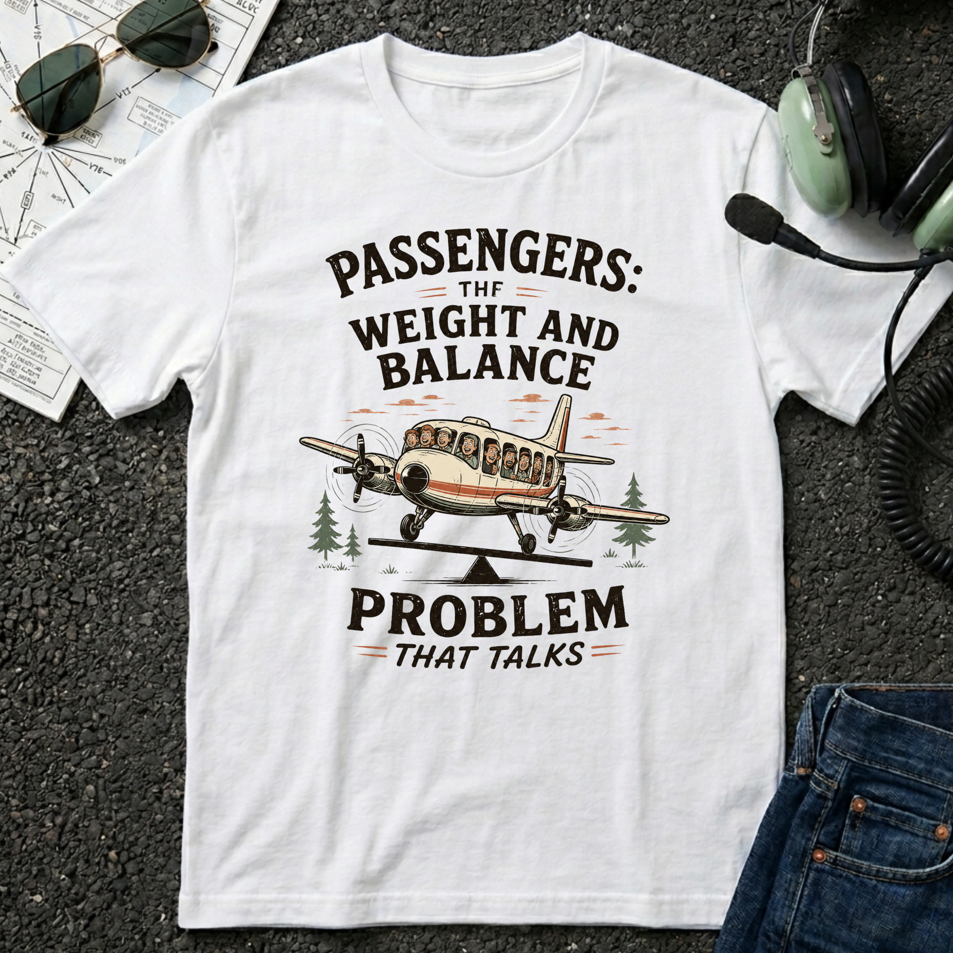 The Weight and Balance Problem T-shirt