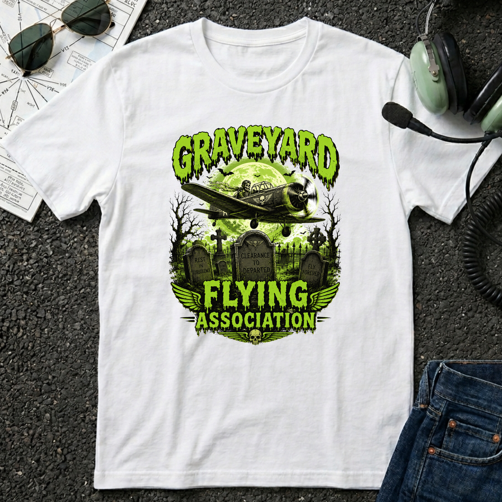 Graveyard Flying Association - Halloween T-Shirt