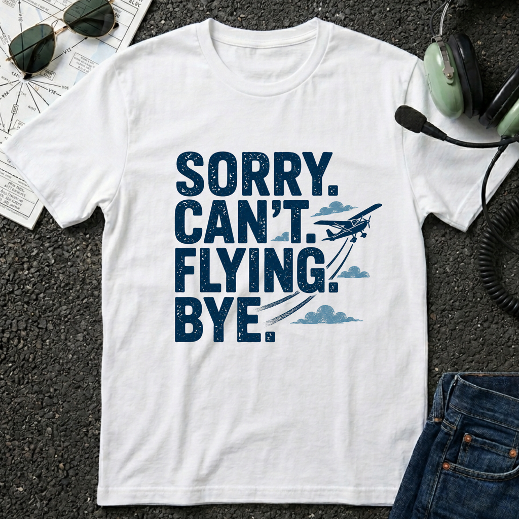 Sorry Can't Flying Bye T-Shirt